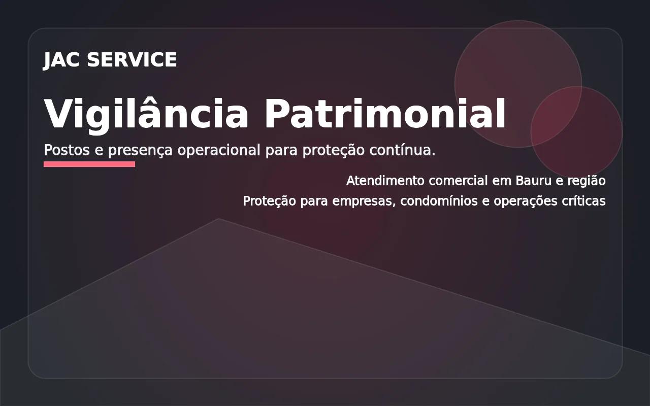 Imagem de vigilância patrimonial
